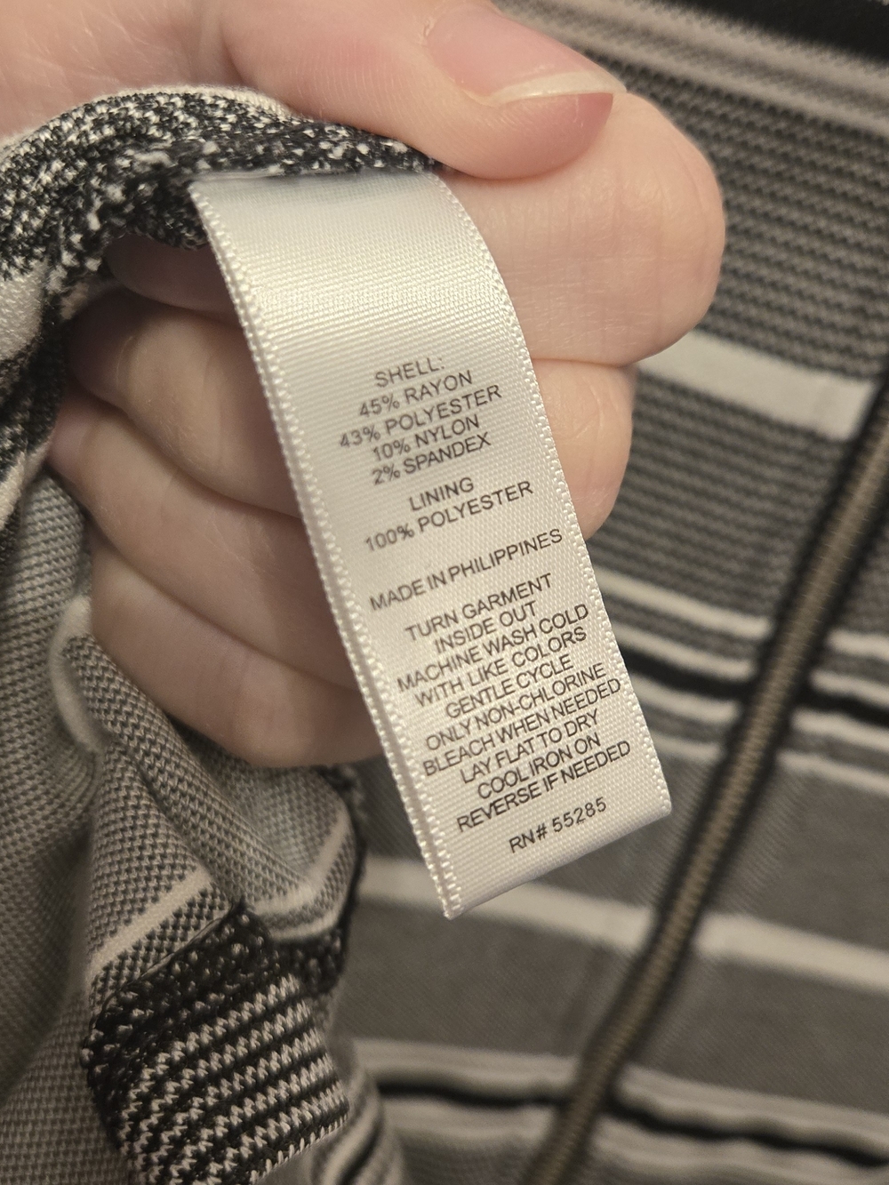 Express Black and Silver Zip-Accent Dress - Picture 4 of 4